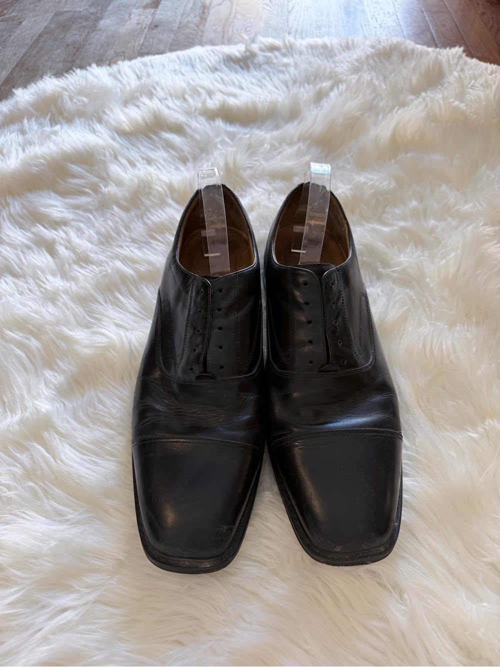 Rockport size 14 men’s Classic Black Men's Leather Dress Shoes